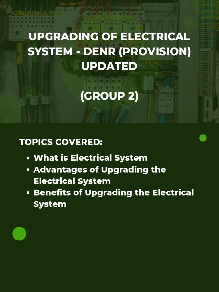 Electrical System Upgrade Guide | PDF | Electricity | Electrical Conductor