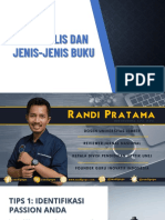 HARI-1 Ide Menulis Dan Jenis-Jenis Buku