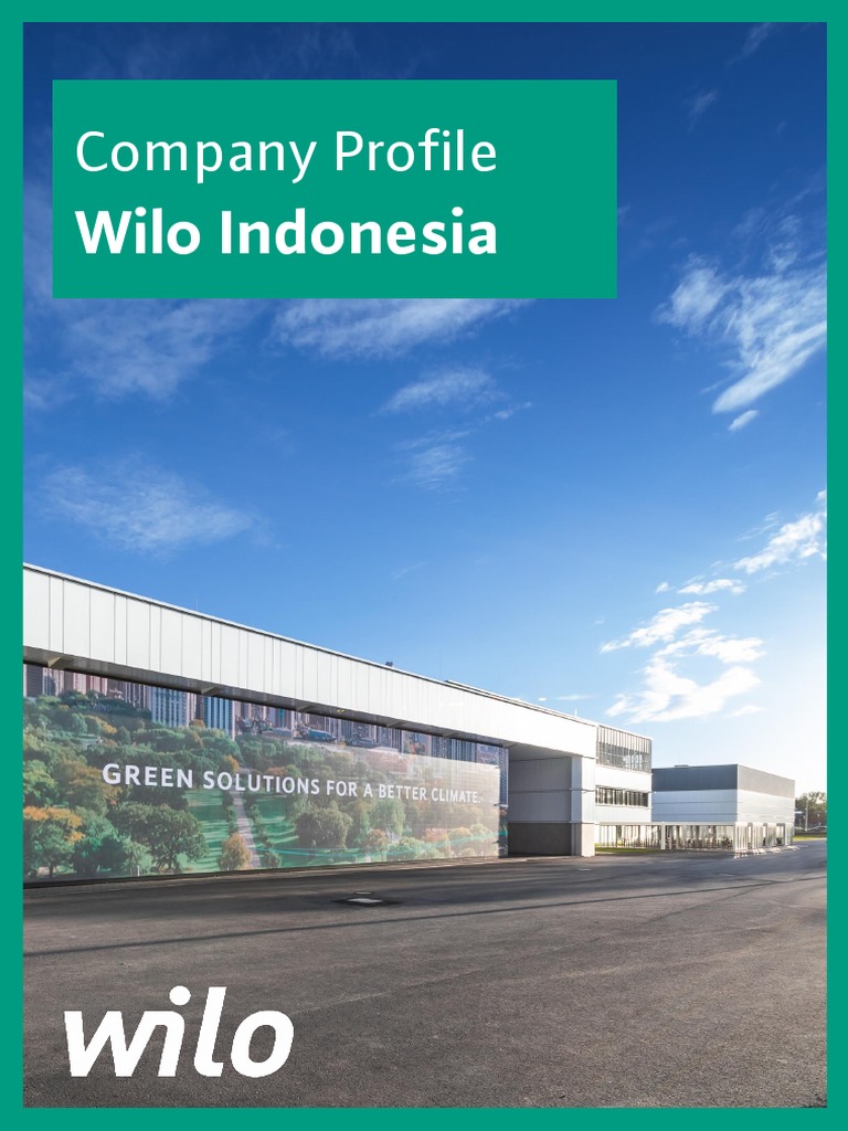 Wilo Company Profile 2022 - 00 | PDF | Pump | Sustainability