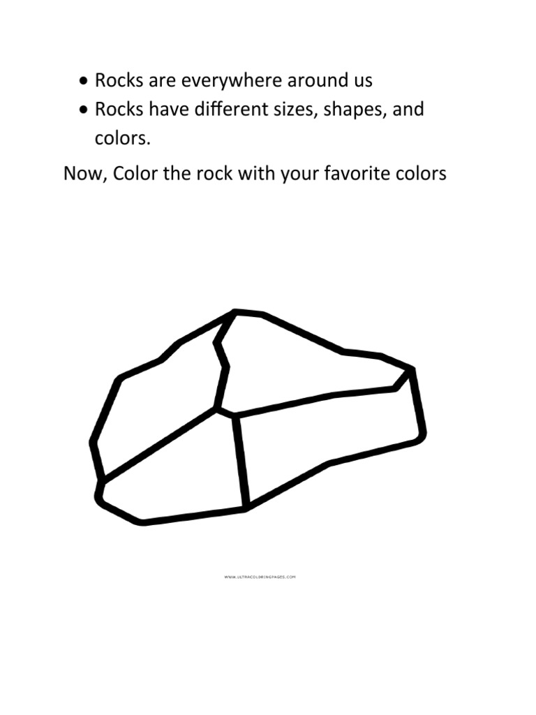 Rocks Coloring | PDF