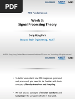 MRI Week3 - Signal - Processing - Theory