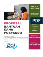 Proposal Bantuan Dana Posyandu Posyandu