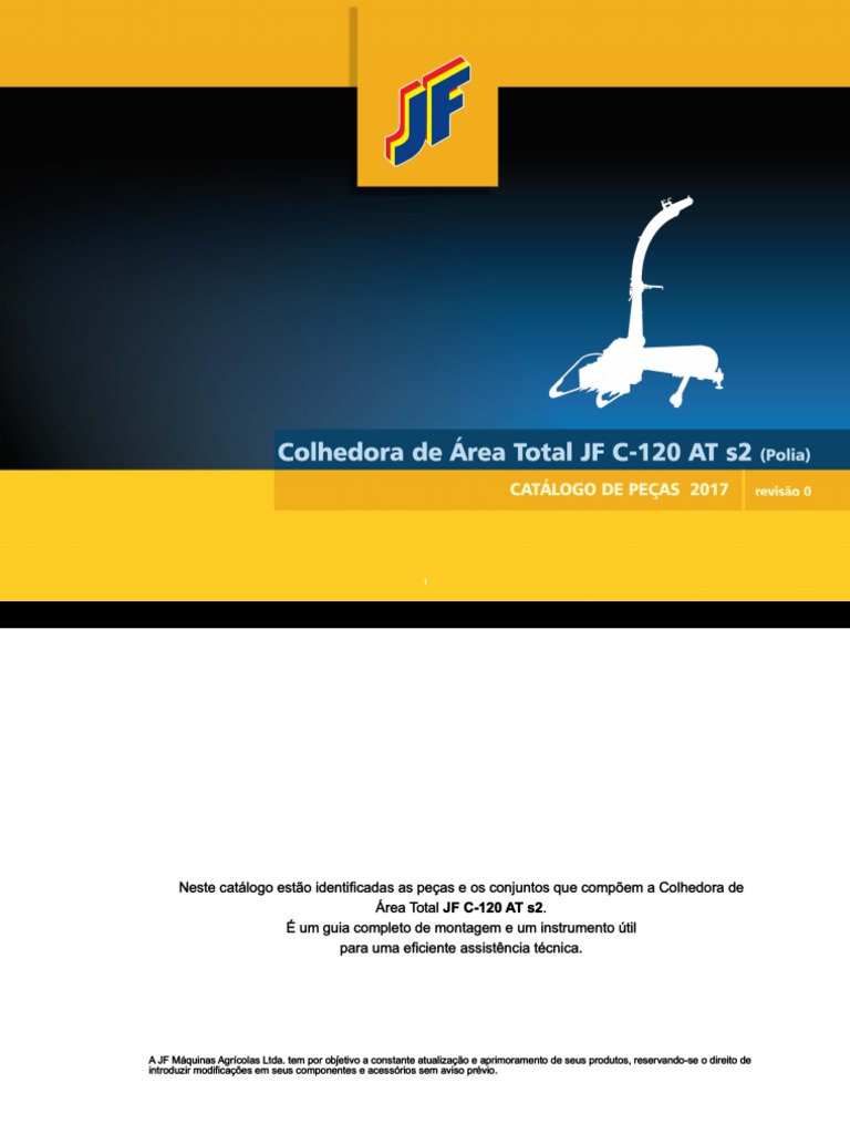 Cataalogo de Peacas Jfc120at s2 Polia Rev00 | PDF | Parafuso | Engenharia  Mecânica