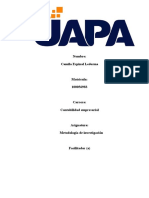 Metodología de investigación - Ecuaciones e Inecuaciones