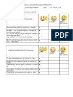 Autoevaluación Segundo Trimestre.