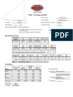 FORM 1 - Mix Design Submittal: Central MS Area