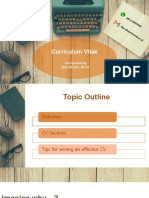 Curriculum Vitae: Composed by Dea Silvani, M.PD
