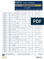 Short Haul Train Timetable TC