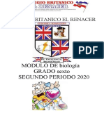 Guía de Trabajo Biología de Grado 6