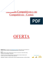 Mercados Competitivos y No Competitivos - Costos