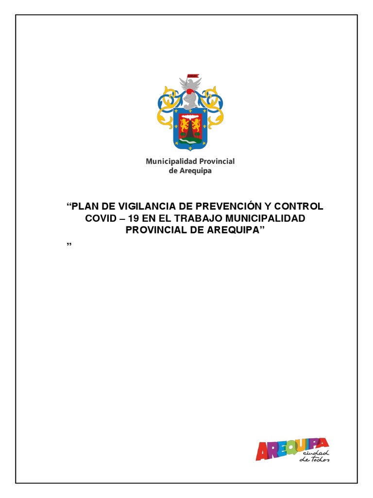 Plan de Vigilancia Prevencion y Control de La Salud Covid-19 | PDF ...