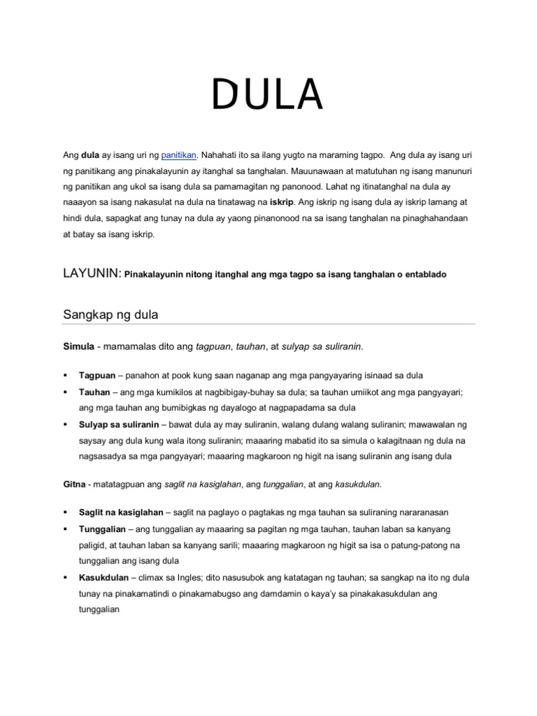 DULA3 | PDF