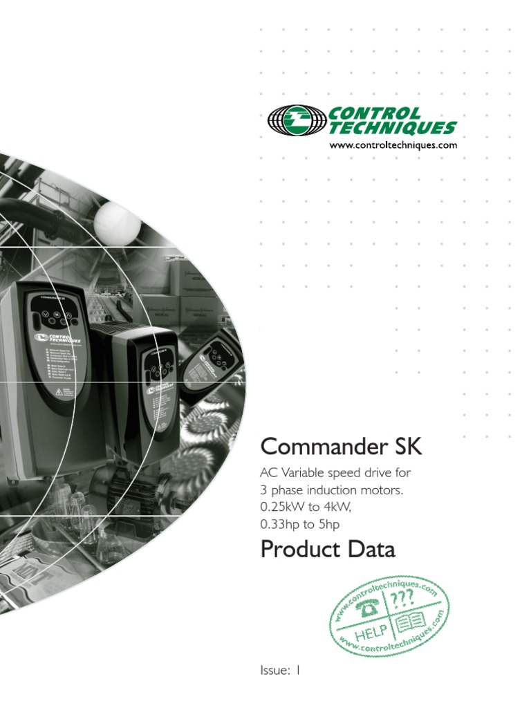 Commander SK - Control Techniques | PDF | Electromagnetic Compatibility ...