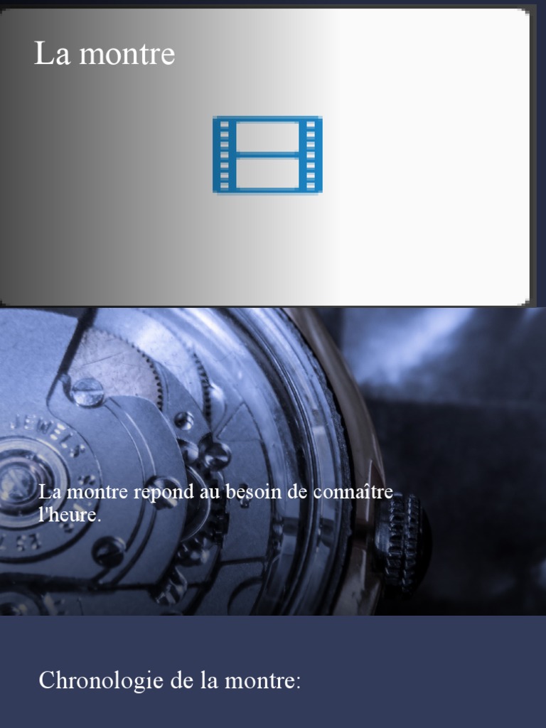 Évolution de la montre à travers le temps PDF — free download