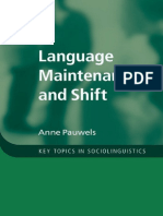 Language Maintenance and Shift (Anne Pauwels) 