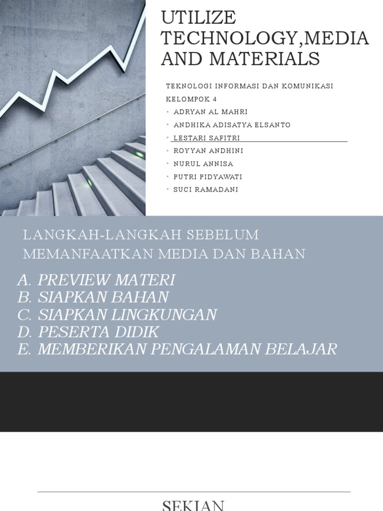 Utilize Technology Media And Materials Pdf