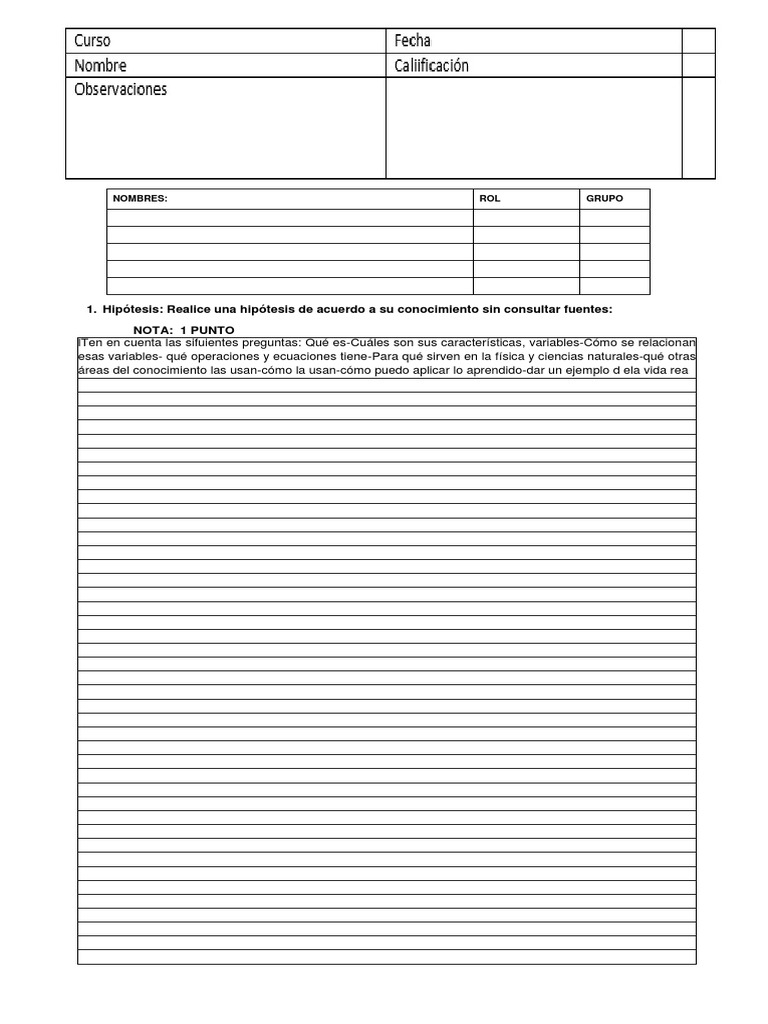 Formato Guía Taller San Francisco Javier | PDF