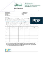 Virtual Molecular Shapes Worksheet