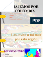 Geografía VIAJEMOS POR COLOMBIA (Región Andina) 3 Periodo JUANITA CRUZ 2020 4A