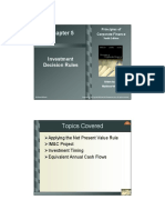 Chapter 5 - Investment Decision Rules (Compatibility Mode)