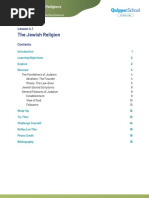 The Jewish Religion: Lesson 4.1