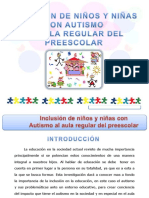 Inclusion de Niños Tea en Preescolar