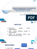 Tema 2 - Indicaciones de Oxigenoterapia y Escalamiento de Soporte Oxigenatorio en Covid19