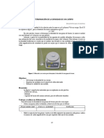 Determinación de La Densidad de Un Cuerpo : Objetivos