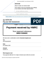 Payment Received by HMRC - Pay Your Self Assessment - GOV - UK