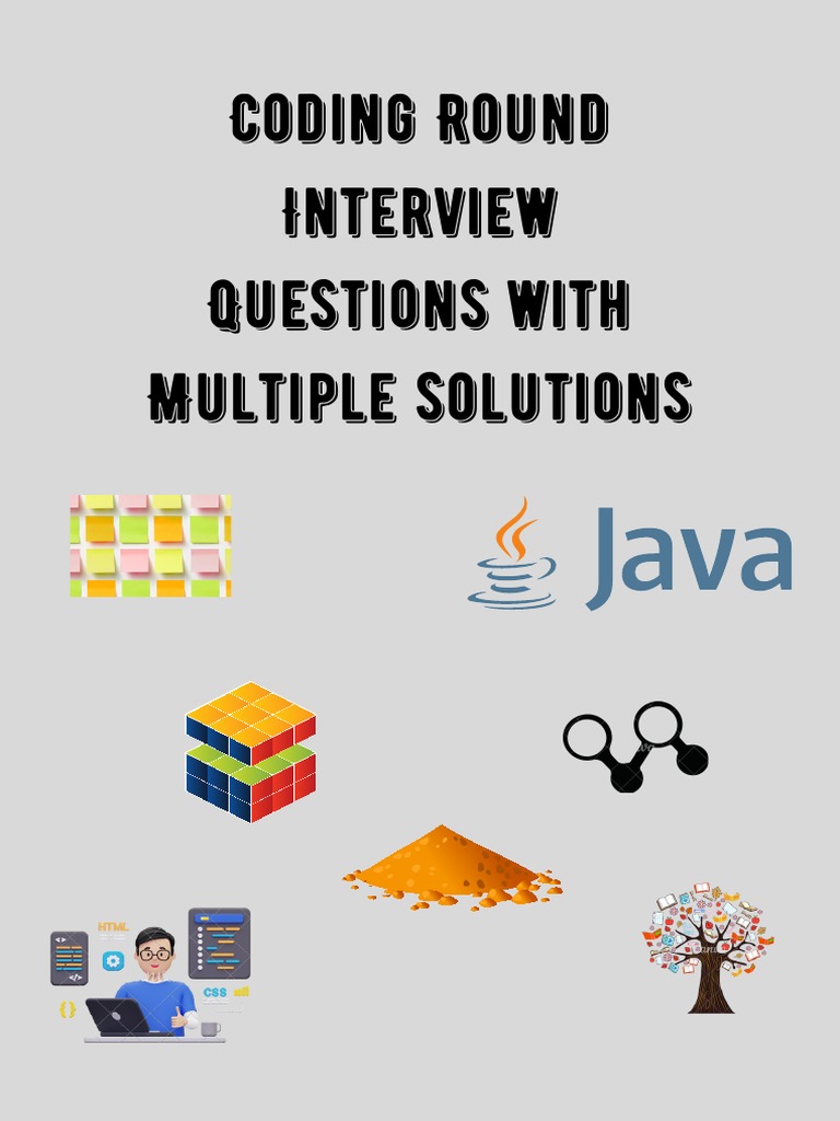 Coding Interview Questions & Solutions | PDF | String (Computer Science ...