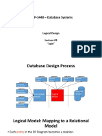 Database Systems Logical Design Lecture