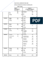 Time Table