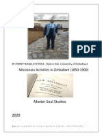 Topic 11 Missionary Activities in Zimbabwe 1850