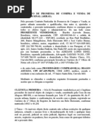 CONTRATO DE PROMESSA DE COMPRA E VENDA DE IMÓVEL