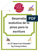 Espanol Desarrollo Evolutivo de La Pinza para La Escritura 2019