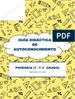 Guía Didáctica de Autoconocimiento. 1ro y 2do