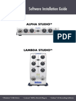 Alpha-Lambda Software Installation Guide 5074674-A