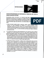 Acción Extraordinaria de Protección Al Tenor Del Art. 94 de La Constitución Del Estado