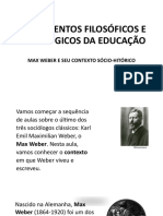 Max Weber e a Sociologia Compreensiva