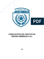 Código de Ética Del Instituto de Ciencias Criminales