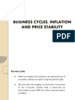 Business Cycles, Inflation and Price Stability