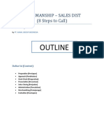 BP031 - Outline - Salesmanship - 8 Step To Call