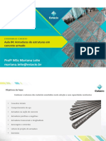 Estrutura de concreto armado: armaduras e dimensionamento