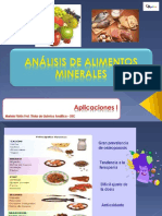 Clase 20. 17-03-2022 - Aplicaciones I (Carreras Código 402) Análisis de Alimentos-Minerales