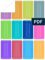 Printable Times Table Flash Cards Timestablekids - Con