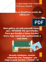 Benefícios sociais da educação