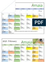 Team Airforce Lambda - Calendar of Activitites 2021
