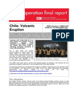 Chile Volcanic Eruption Relief
