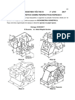 Desenho Técnico: Perspectivas Rápidas II