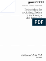 MORENO FERNÁNDEZ, F. - Principios de Sociolingüística y Sociología Del Lenguaje (OCR) [Por Ganz1912]